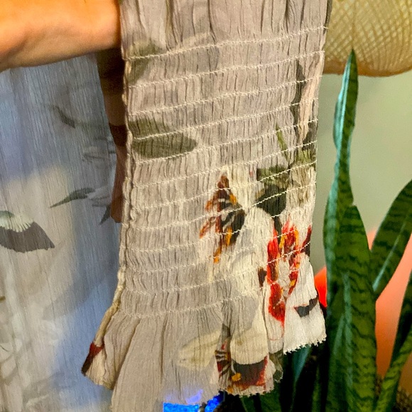 AllSaints Lara Kuroyuri Floral Print Blouse - Picture 8 of 8